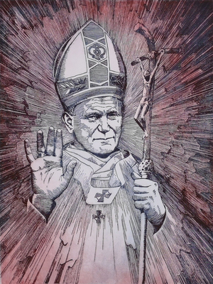 Hermann Degkwitz Johannes Paul II 1 1983 29x21c