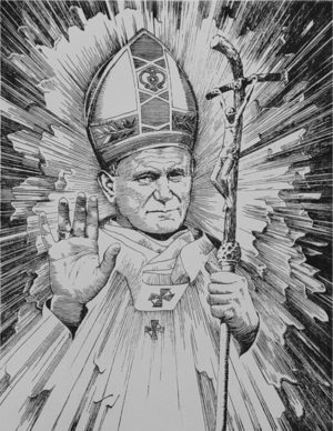 Hermann Degkwitz Johannes Paul II 3 1983 29x21c