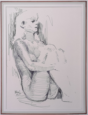 Hermann Degkwitz Akt 5 1984 30x40c