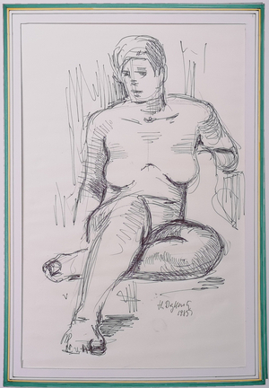 Hermann Degkwitz Akt 6 1985 30x40c