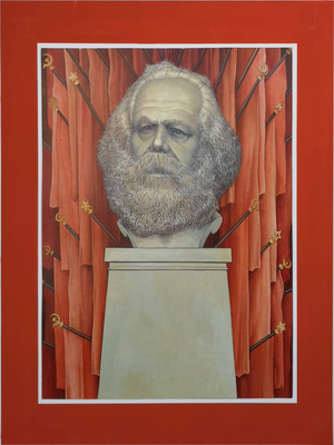 Hermann Degkwitz Karl Marx 1968 30x40c