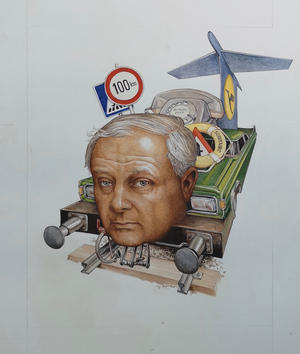 Hermann Degkwitz Leber Plan 2 1970f 30x40c