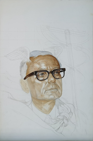 Hermann Degkwitz Schiller Skizze 3 1972 30x40c