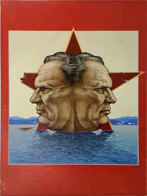 Hermann Degkwitz Tito Jugoslawien 2 1980f 30x40c