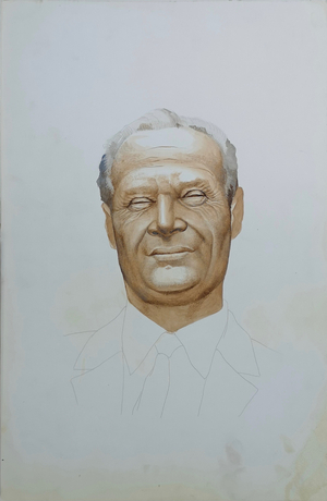 Hermann Degkwitz Tito Skizze 2 1979 20x30c